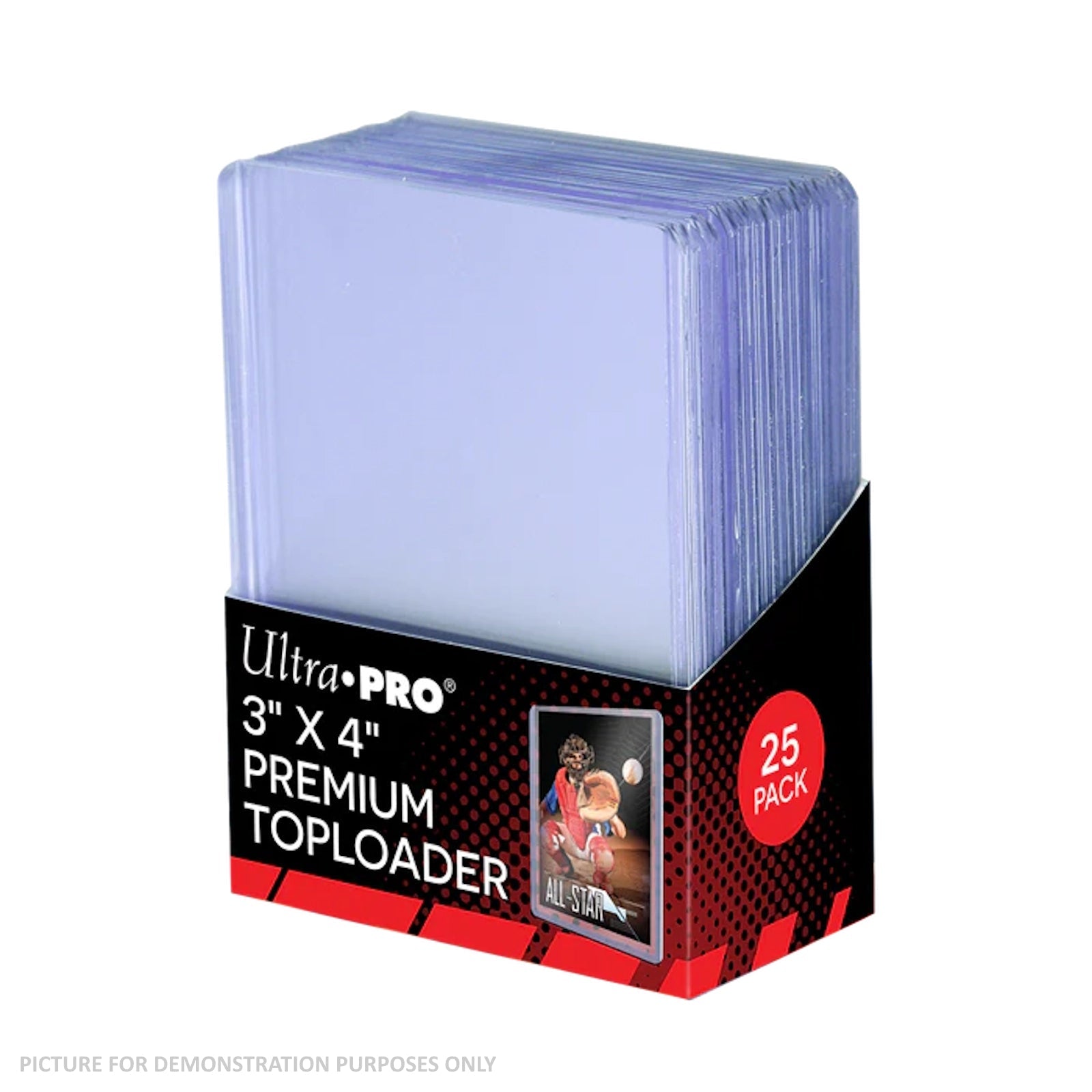 Ultra Pro Ultra Clear Premium Toploader 3"X 4" - PACK OF 25
